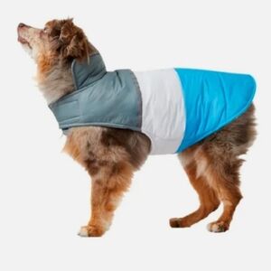 Blue and Gray Dog Jacket